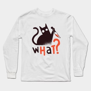 Psycho cat Long Sleeve T-Shirt